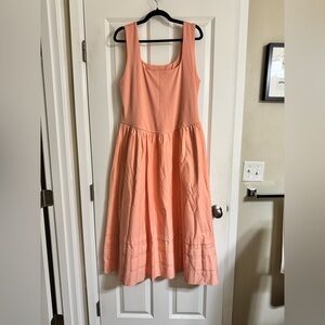 Jcrew Peach Sleeveless Dress XL
